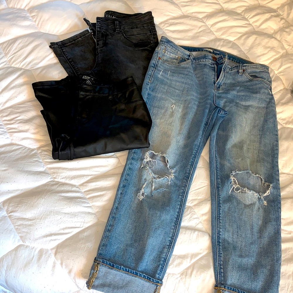 Three pairs of pants